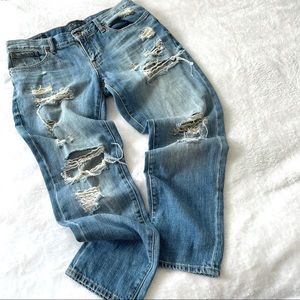Lucky Brand distressed sienna jeans 28 6 (g907)